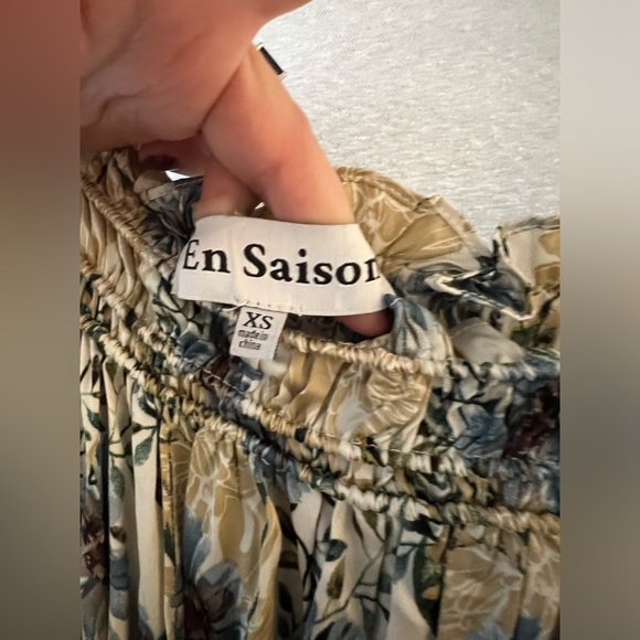 Women's Haley Floral Tie-Strap Midi-Dress - En Saison / Saks Fifth Avenue - Picture 6 of 6